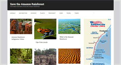 Desktop Screenshot of amazon-rainforest.org